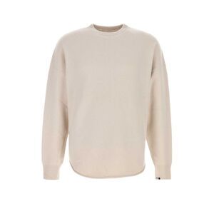 Extreme Cashmere Unisex Sand Cashmere Blend Crew Hop Sweater